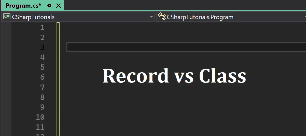 Differece between Record and class in c#